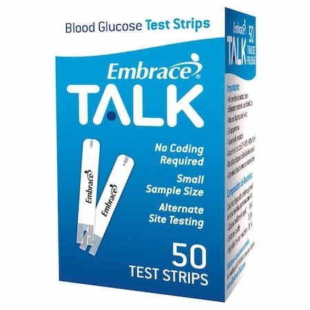 Embrace Blood Glucose Test Strips, 50PK APX03AB0303